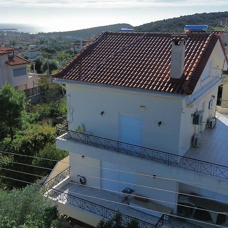 Beautiful Maisonette With A View To The Mountains And The Sea Agia Marina  ภายนอก รูปภาพ