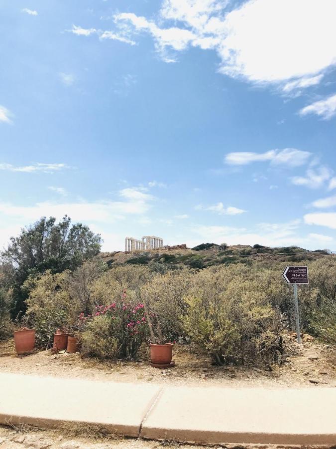 Beautiful Maisonette With A View To The Mountains And The Sea Agia Marina  ภายนอก รูปภาพ