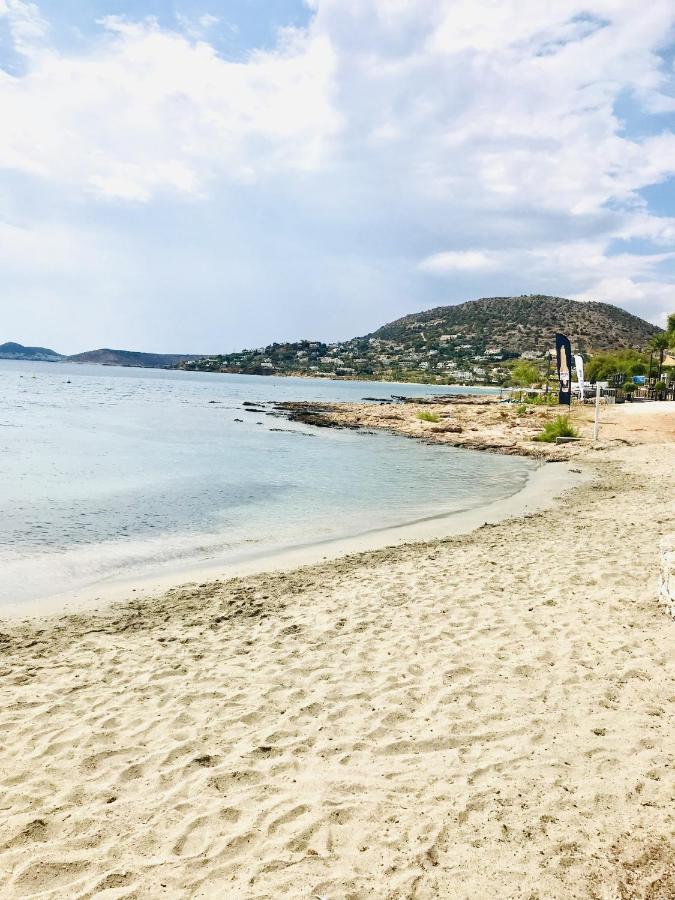 Beautiful Maisonette With A View To The Mountains And The Sea Agia Marina  ภายนอก รูปภาพ