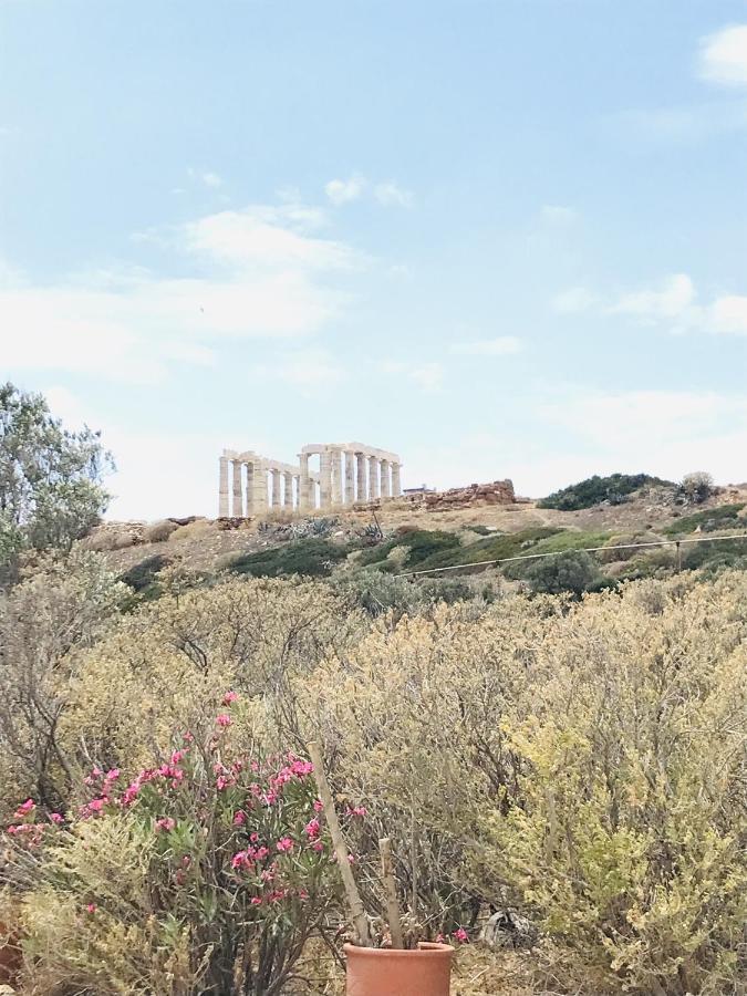 Beautiful Maisonette With A View To The Mountains And The Sea Agia Marina  ภายนอก รูปภาพ