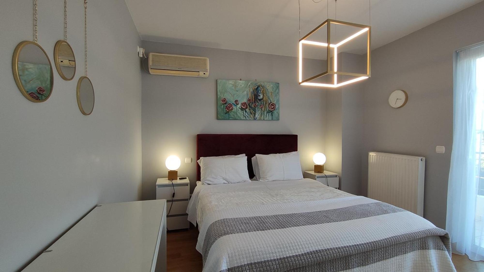 Beautiful Maisonette With A View To The Mountains And The Sea Agia Marina  ภายนอก รูปภาพ